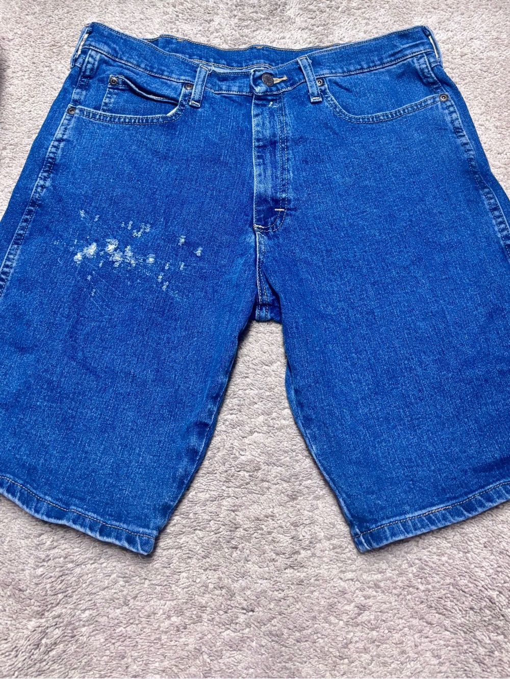 Wrangler Men’s Blue Denim Jean Shorts